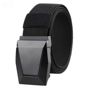New Elastic Tactical Belt Outdoor Nylon Woven Belt