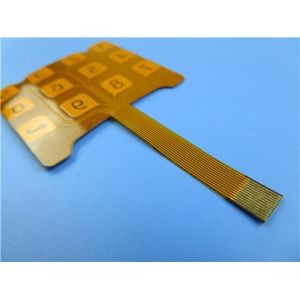 1 Layer PI Material Flexible PCB Board No Peelable Coverlay