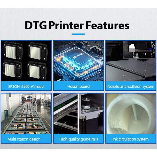 Scalable Multi Station DTG Printer With Flexible Modular Aluminum Frame Design