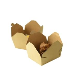 Greaseproof PE Custom Food Packaging Boxes
