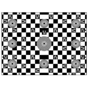 China Chess Board Test Chart YE006 Resolution Test Target for Geometry and Resolution Checking on sale China Chess Board Test Chart YE006 Resolution Test Target for Geometry and Resolution Checking on sale