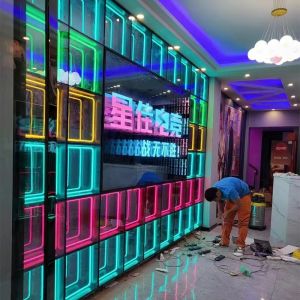 300000 Hours Working Lifetime LED Hologram Ologramas Fan with Long-Lasting