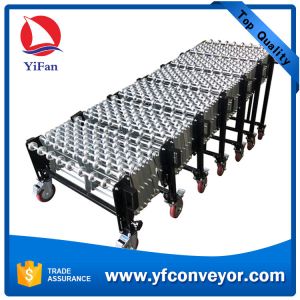 China Heavy Duty Flexible Expandable Gravity Plastic Skate Wheel Conveyor on sale