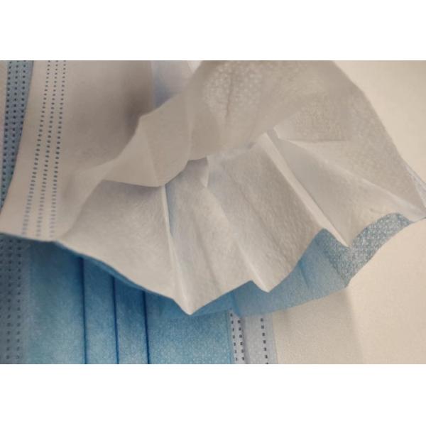 Elastic Earloop 3 Ply Disposable Face Mask 18 20 25Gsm