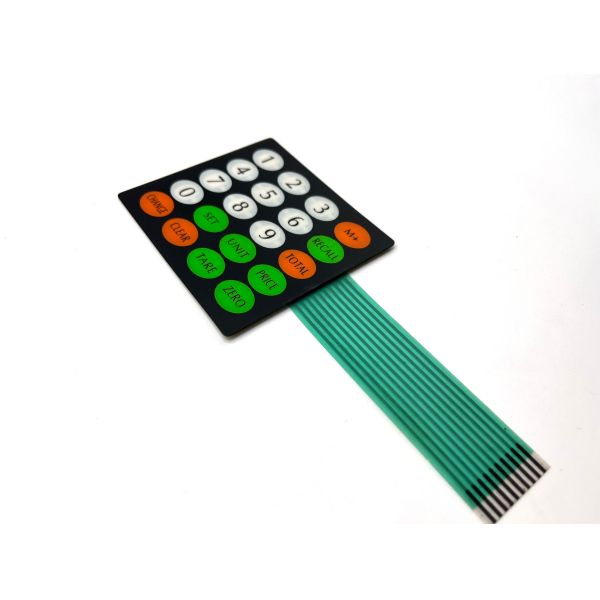 Customizable Surface Mount metal dome membrane switch