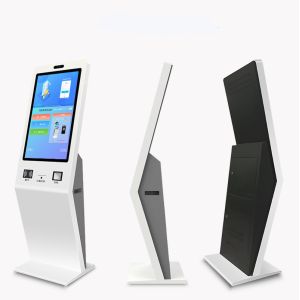 Hunghui 32inch Restaurant Touch Screen Kiosk / Food Ordering Payment Kiosk