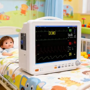 Network-Ready Hospital Monitor With 5-Hour Battery & 12.1 HD Display