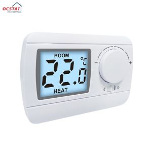 Riseem 230V AC 50Hz Wired Heating Thermostat For Boiler Room HVAC System