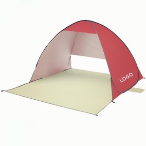 190T Polyester Waterproof Camping Tent , Light Weight Beach Camping Tent