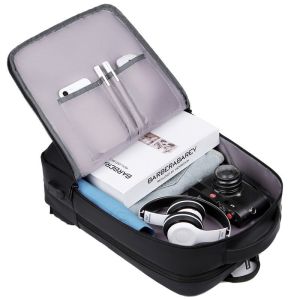 Black BSCI Business Laptop Backpack Fashion Computer Backpack Water Resistant