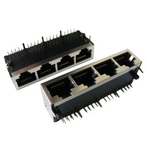 Quality RJ45 connector 1x4 90° for sale
