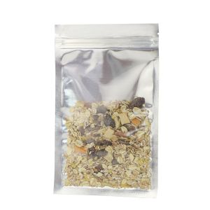 Clear One Side Zipper BOPP Food Packing Pouches