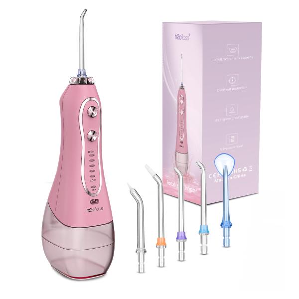 Buy 300ml Rechargeable Electric Oral Irrigator with 5 Modes and 2500mAh Battery IS013485 Certification Travel Ready at wholesale prices