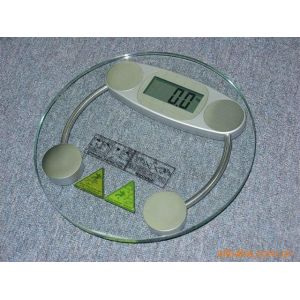 Electronic Bathroom Scale With 4 High Precision Strain Guge Sensor