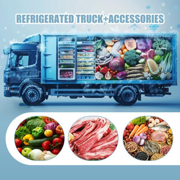 QINGLING M100 4x2 LHD Refrigerator Truck Diesel Euro 3