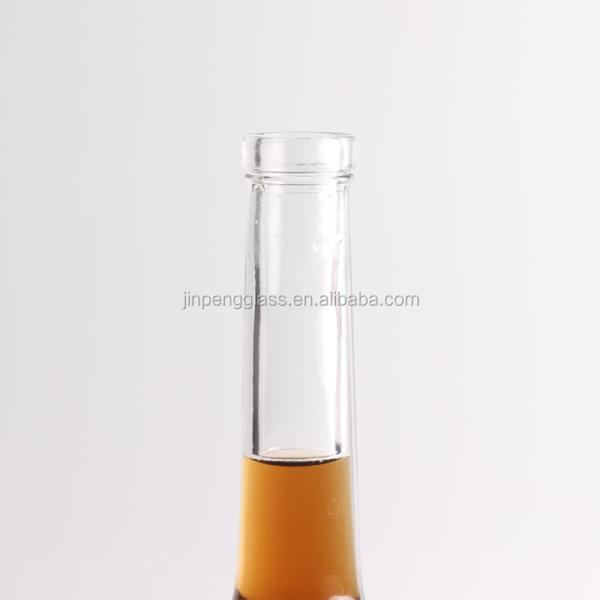 Customized Long Neck Thick Bottom Flint Glass Bottles for Vodka Gin Rum Champagne