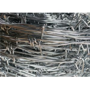 Galvanized Security Barbed Wire Iowa Type Traditional Not Razor Type