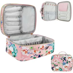 Extra Large Durable and Lightweight Makeup Bag Double Layer Makeup Organizer