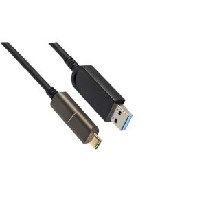 Gen2 A Male To C Male 10Gbps 50m USB 3.1 AOC Cable For Robot Arm