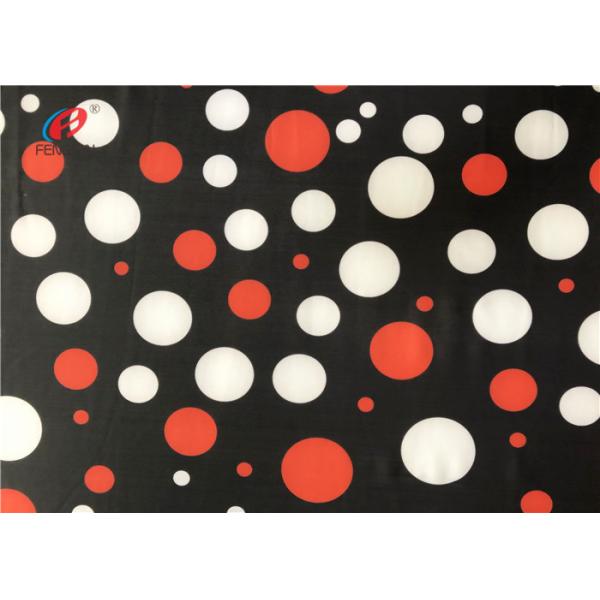 Customer Printed Stretch Polyester Spandex Fabric Breathable For Underwear