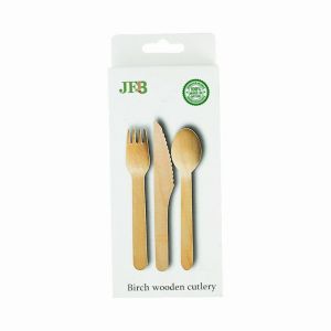 Wholesale Disposable Birch Wooden Party Spoons wooden cutlery with logo