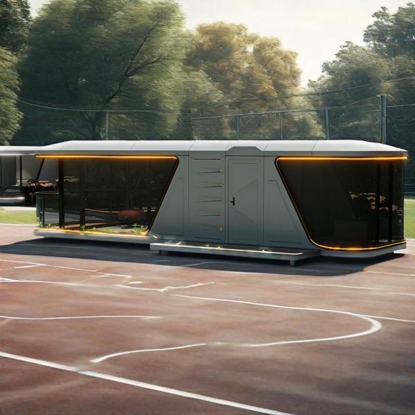 Buy Modular Space Capsule House with Solar Panels & Thermal Insulation at wholesale prices