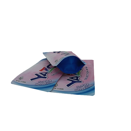 Side Gusset Pink Stand Up Packaging Pouch ziplockk Mylar Aluminum Foil Bag