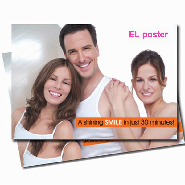 Buy outdoor flashing OEM service advertising el animated poster at wholesale prices