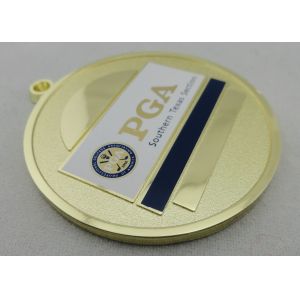PGA Southern Texas Section Iron / Brass / Copper Medal with Synthetic Enamel,