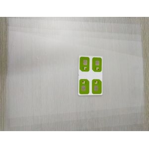 Laserable Transparent 0.10mm 0.80mm Polycarbonate Overlay