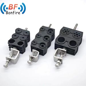 China Package Gross Weight 0.410kg Combined Coax Cable 3 Ways Clamp for 1-1/4 Cable KXK-XXXXX on sale