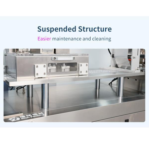 Suspended Structure Easier maintenance and cleaning