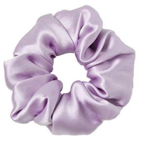 Colored Washable Silk Scrunchie , 19 Momme Stretchy Hair Ties For Girls