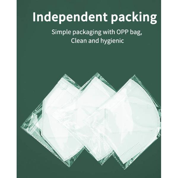 Disposable KN95 Face Mask Non Woven Surgical Mask Anti Pollution For Protection
