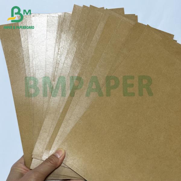Food Safe 350gsm Brown Kraft + 15g PE Coated Laminated Paper Roll