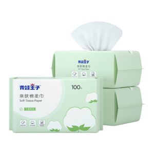 Quality 80 / 100pcs Super Soft Tissue Paper Without Transferable Fluorescent Whitening Agent for sale