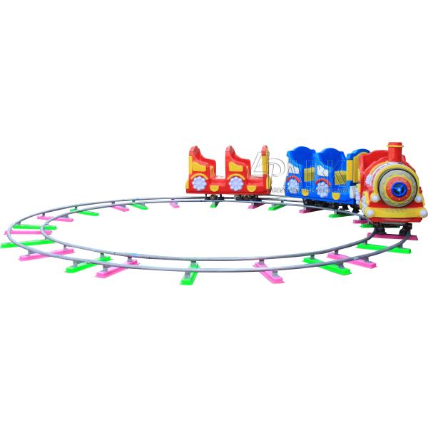 Buy 4*6 Oval Type  Commercial Electric Ride On Train For Children Paradise Playground at wholesale prices