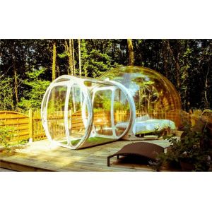 Transparent Room Inflatable Tent , Inflatable Bubble Tent With Blower
