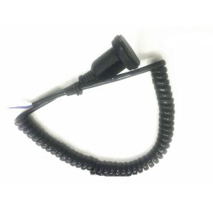 American standard 2pin black extension power cord without stopper 0.5m-10m