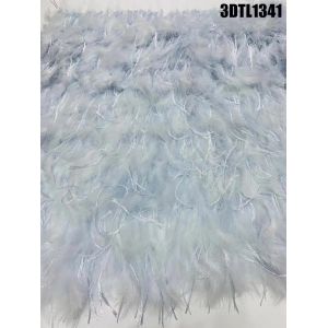 Milk Lace Fabric with Water Soluble Material and Cord Lace from Professional