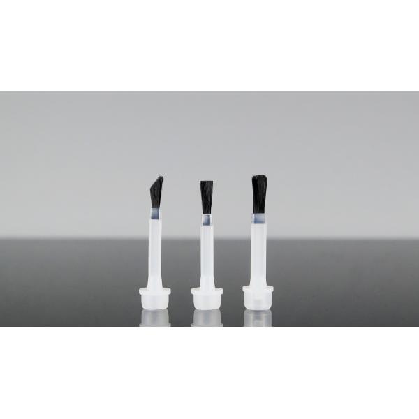Black And White Nail Polish Brush Arc Shaped Nylon Material