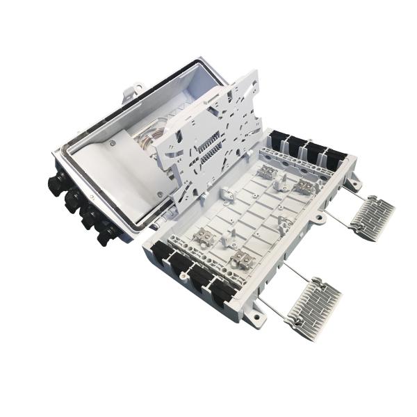 Buy 2018 New!GFS-8X,MAX 8 cores,313*195*120,IP65~68,pre-connection fiber distribution box,fiber termination box,1x8 PLC at wholesale prices