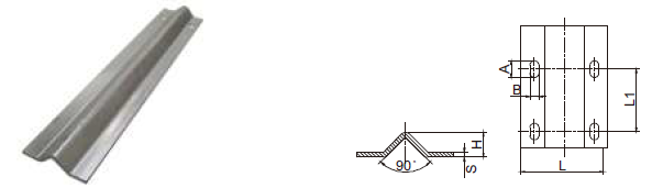 30ft 10f 12ft 18ft Inverted Galvanized Steel V Track For Sliding Gate Opener