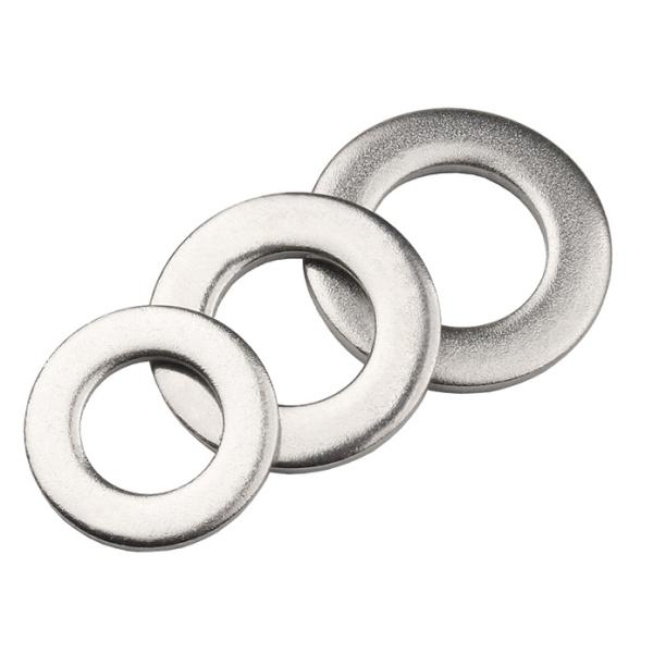 High Level Plain Washer Carbon Steel Or Stainless Steel Made For Bolts / Screws / Nuts