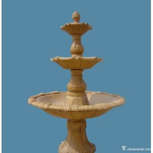 1.5 meter 3 Tier Hand Carved Marble Water Fountain