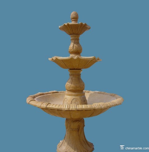Buy 1.5 meter 3 Tier Hand Carved Marble Water Fountain at wholesale prices