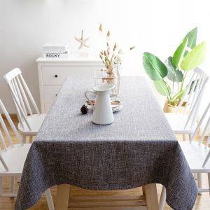 Home Restaurant Polyester Tablecloth With Customized Logo