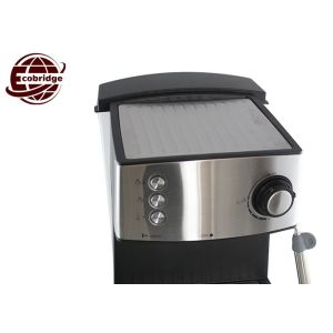 Stainless Steel Household Espresso Machine 16L 12 Cups Efficient Removable