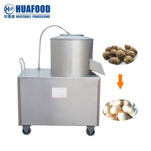 100KG Potato Processing Equipment Washing Cleaning Peeling Cutting Machine