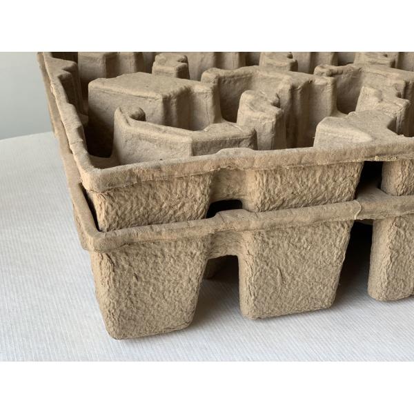 ThickWall Dry Press Molded Pulp Eco Friendly RoHS Pulp Packaging Inserts